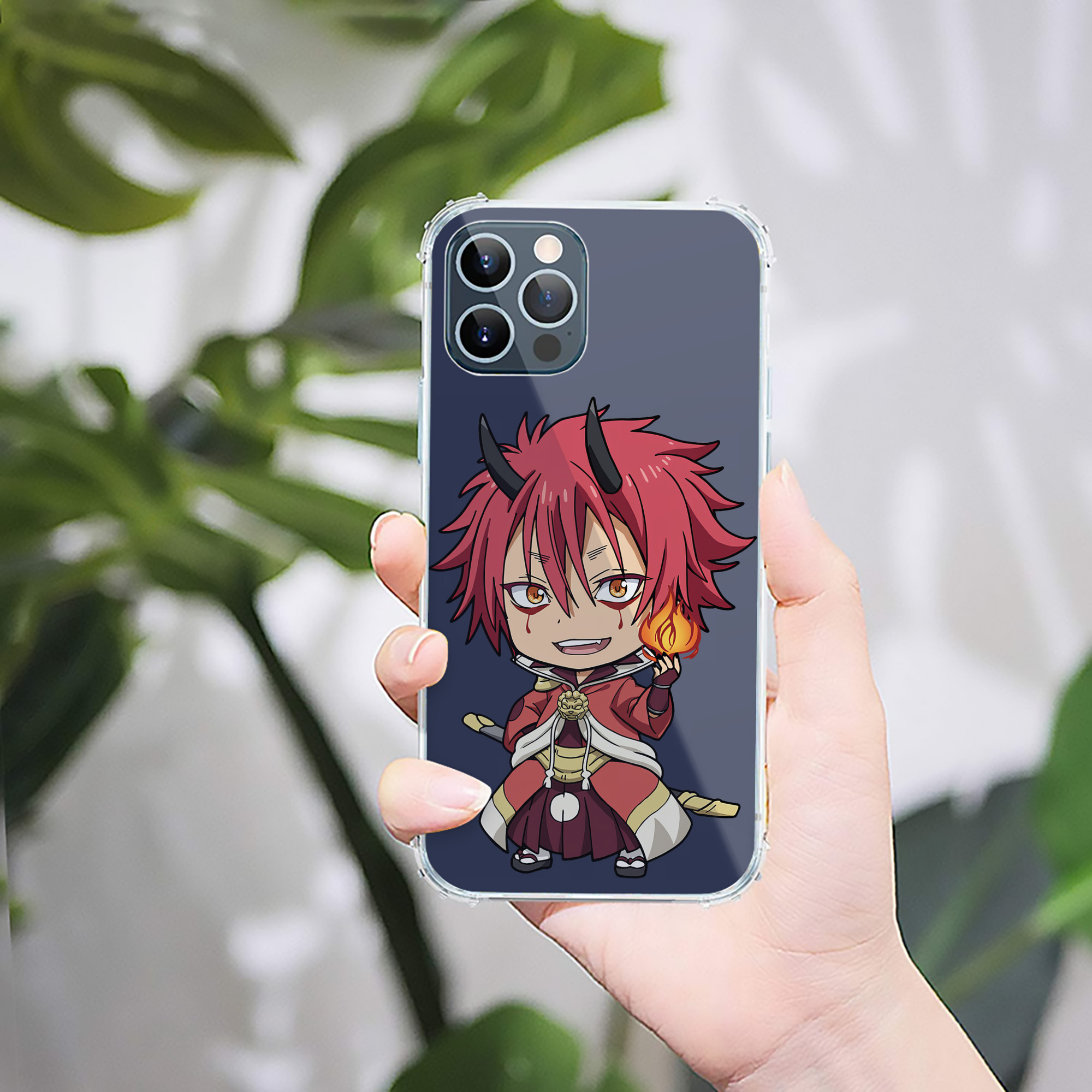 （画像用） 転スラ Regarding Reincarnated to Slime 【iPhone 12シリーズ対応】透明スマホケース（クリアソフトケース）
